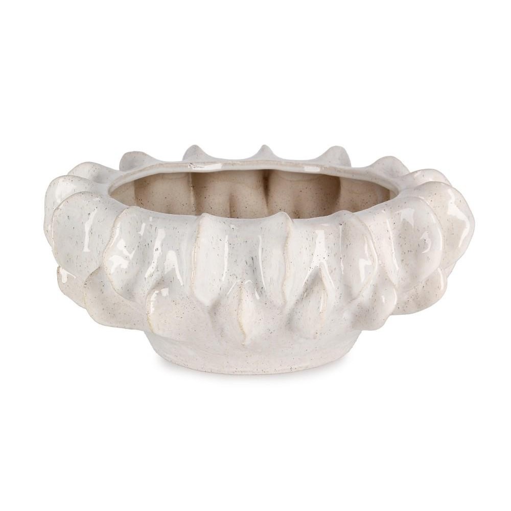 CIOTOLA DECORATIVA CRESTY BIANCO 38X37,5